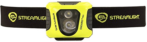 Streamlight 61421 Enduro Pro 200-Lumen 2,250-Candela Headlamp, Yellow | 200 lumens; 2,250 candela peak beam; elastic head strap; multi-mode lighting; IPX-rated water resistant - color: Yellow, style: Box