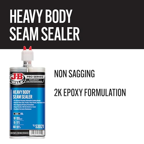 J-B Weld Heavy Bodied Seam Sealer - 200ml - 2 Mixers Included (Pack of 5) - size: 200ml (Pack of 5)