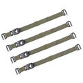 MOLLE Tactical Straps for Backpack - Adjustable 7.5-22 inch Compression Tie Down Straps for Gear, Rucksack, Tripod and Sleeping Bag - Heavy Duty 1000D Nylon (Army Green, 4-Pack) - size: 4-Pack, style: Army Green