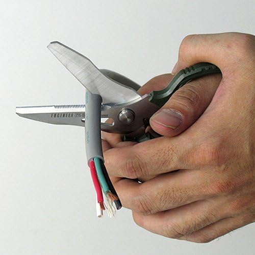 ENGINEER PH-55 6.3" Multipurpose Scissors, 4-in-1 Blades, Made in Japan