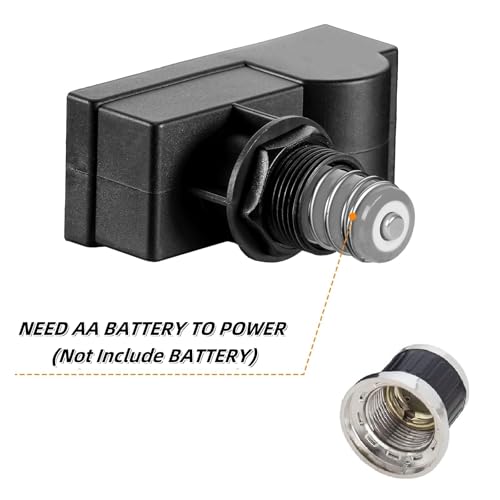 2 Outlet Gas Grill Igniter Kit for Blackstone 28" 2 Burner | AA Battery Powered Electronic Ignition, Universal Cover Spark Ignitor Replacement Parts for 1883 Black Stone