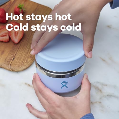Hydro Flask Food Jar – Insulated Stainless Steel, Snack Travel Container for Hot Food, Lunch, & Soup 20 Oz Agave Green - color: Agave Green, size: 20 oz