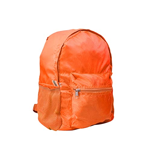 25L Backpack Packable Foldable Ultra Lightweight Water Resistant Durable Camping Travel Hiking Daypack for Men Women (Orange) - color: Orange
