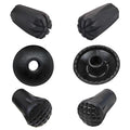 6Pcs Trekking Pole Tips Replacement Protectors, Rubber Feet for Hiking Pole Tips Rubber Tips Accessories, Fits Most Standard Walking Sticks Shock Absorbing(11mm/0.43" Hole Diameter) - size: 137