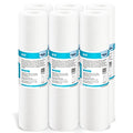 Membrane Solutions 50 Micron 10"x2.5" Polypropylene Sediment Water Filter | Whole House Pre-Filter Replacement Cartridge for Universal 10 inch System, Compatible with FXUSC, AP110, P5 - 6 PACK - style: 50 Micron