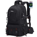 Nerlion 40L Hiking Backpack Travel Backpack for Men Women Camping Waterproof Outdoor Hiking Daypack Lightweight Backpack (Black) - color: A1- Black