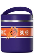 Hydrapeak x NBA Officially Licensed Phoenix Suns 25oz Stainless Steel Vacuum Insulated Thermos Food Jar with Handle, Wide Mouth Leak-Proof Soup Thermos for Adults, 10 Hours Hot and 16 Hours Cold - color: Phoenix Suns, size: NBA 25oz