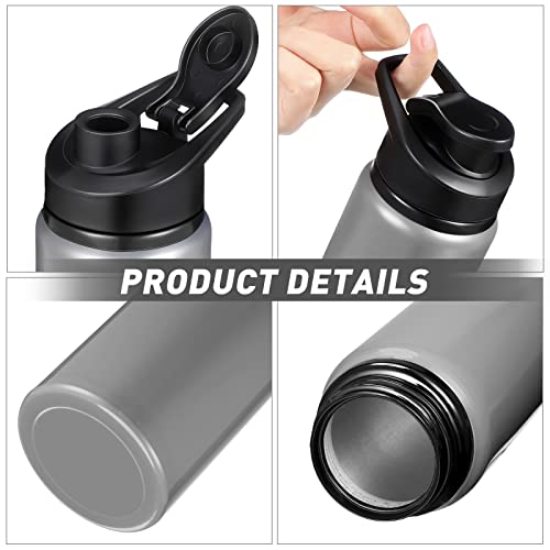 Mimorou 16 Pack Aluminum Water Bottles Bulk,Blue, Black, Red, Gray,17 Oz - color: Blue, Black, Red, Gray, size: 17 oz