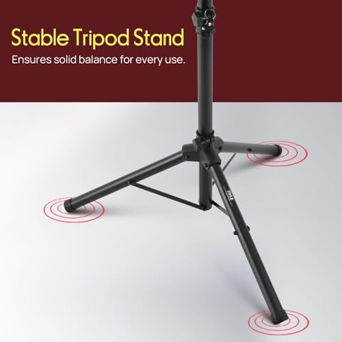 Pyle Projector Stand Tripod 28.0'' - 50.0'', Pro DJ Laptop, Easy Setup, Portable Studio Stand for Laptops, Mixers, and Projectors, Height Adjustable for Stage, Home, Studios, Stable and Versatile - size: 28.0'' - 50.0''