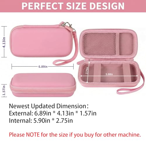 Power Bank Case for Anker MagGo 633/622/621/321 Portable Charger, Box Only - color: Pink, size: Medium