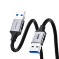 Hagibis USB to USB Cable, 10Gbps Data Transfer 60W Fast Charging USB 3.2 A to A Male to Male Cable for Computer, PC, Laptop, Cooler, DVD Player, Hard Drive Enclosures, Set Up Box (0.8FT) - size: 0.8FT