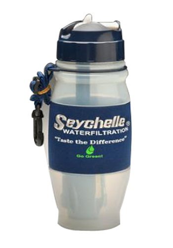 Seychelle 1-10303-28-HI-FC-SEY Flip Top Water Bottle with Advanced Filter, BPA Free
