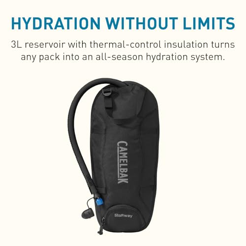 CamelBak Stoaway Hiking, Snow, Run Hydration Bladder Reservoir with Insulated Tube - size: 100oz
