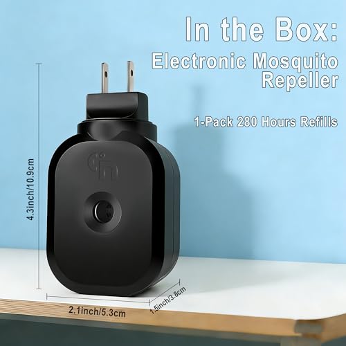 Mosquito Repellent Indoor Home, Electric Plug in Mosquito Repellent Indoor Use, Mosquito Repeller for Bedroom Living Room Office Kitchen Hotel