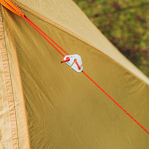 GEAR AID Guyline Tensioner Use to Quickly Secure Tents, Tarps, and Set Up a Taut Clothesline at Camp - style: Guyline Tensioner
