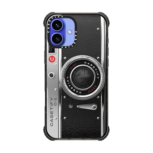 CASETiFY for iPhone 16 Plus Case - Ultra Impact Compatible with MagSafe | Strong Slim | 11.5 ft. 5X Militray Grade Drop Protection | Camera Case - Classic | Black - color: Camera Case - Classic, size: Iphone 16 Plus (6.7")