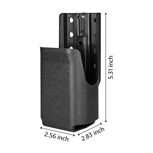 Holster for Motorola APX6000 Radio Holder for Duty Belt Molle Pouch Tactical Radio Holster Vest Mount Portable Radio Case Compatible with Motorola APX6000/APX8000 - color: Blet clip 5001-1 Pack