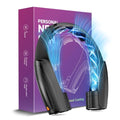 Portable Neck Fan with 6 Powerful Speeds, 8000mAh Battery Rechargeable Fan - color: Black