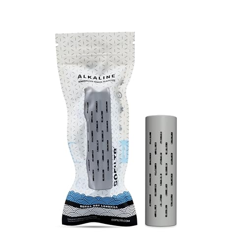 GOFILTR Alkaline Water Infuser - 9.5 pH + Electrolytes for Any Water Bottle/Small Pitcher, 750 Refills / 3 Months, Ionized Mineral Water Infuser (1 Pack) - color: Alkaline - Original