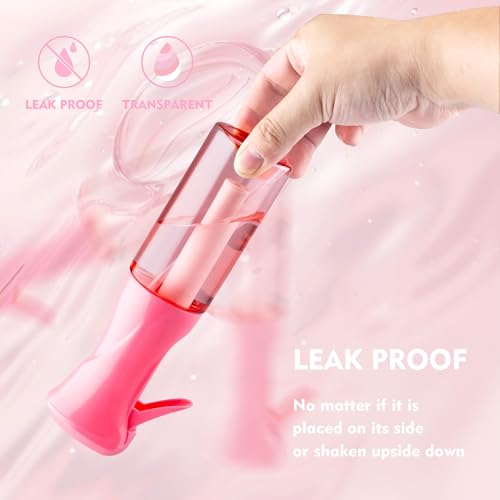 Continuous Spray Bottle for Hair, 6.8 OZ Ultra Fine Mist Spray Bottle - color: Pink