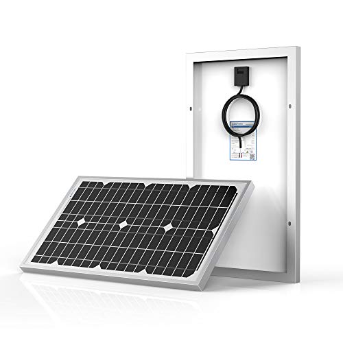 ACOPOWER Mono Solar Panel for 12 Volt Battery Charging, Off Grid, 30W | 30W small solar panel for 12V battery charging, ideal for RV, boat, marine and off-grid applications - size: 30 Watt