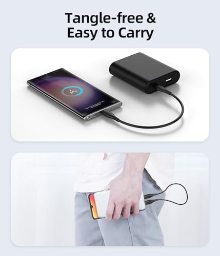 USB C Cable Short 1FT 3Pack, 12 inch USB Type C Fast Charger Cord for Galaxy S25 S9 S8 Plus Note 9 8, Power Bank and Other USB-C Devices - size: 1FT