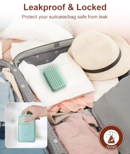 Quatish Leakproof Bar Soap Holder Dish with Lid for Shower, Portable Travel Soap Case Box for Gym, Camping, Hiking, Outdoor Use, Travel Size Toiletries Essentials, Keeps Soap Dry, GreyGreen - color: Greygreen