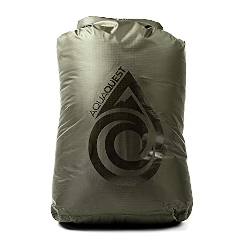 AquaQuest Rogue Dry Bag – 100L Olive Drab – 100% Waterproof Roll Top – Boating Dry Bag - color: Olive Drab, size: 100 L