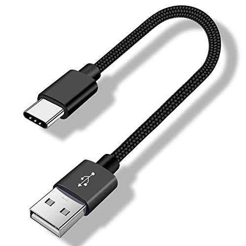 Short USB C Cable 1.5 FT,USB C Cord for Samsung Galaxy A15 A25 A35 A55 A54,S24 S23 S22 S21 S20 S10,Moto G,USB A to Type-C Charger Cord Car Carplay Charging Cable for iPhone 15 16 15 Pro Max Plus - size: 1.5ft