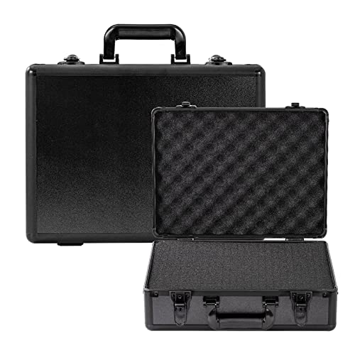 Aluminum Hard Case Hard Case with Foam 16" x12" x 6",Camera Case With Customized Fit Foam,Fit Use of Drones,Camera,Equipments - color: 16 x12x 6