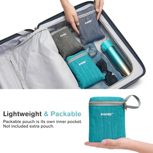G4Free 10L/15L Hiking Backpack Lightweight Packable Hiking Daypack Small Travel Outdoor Foldable Shoulder Bag - color: Teal Blue, size: 10L