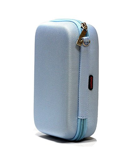 Navitech Light Blue Power Bank EVA Cover/Case/Travel Case Compatible with RAVPower 10400mAh Power Bank External Battery Pack