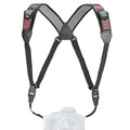 USA Gear DSLR Camera Strap Chest Harness with Quick Release Buckles, Southwest Neoprene Pattern and Accessory Pockets - Compatible with Canon, Nikon, Sony Point and Shoot and Mirrorless Cameras - color: Southwest