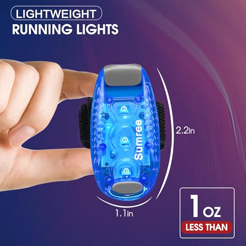 LED Safety Lights(4 Pack).Clip On Strobe&Running Lights.High Visibility Accessories Gear for Your Reflective,Bicycle etc.for Runners, Bike, Walking,Dog Collar, Stroller - color: Pink&Blue