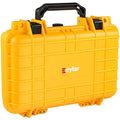 Eylar Protective Gear and Camera Hard Case Waterproof Dry Box with Foam 11.6 Inch 8.3 Inch 3.8 Inch (Yellow) - color: Yellow