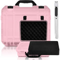 Relaxweex 11.3 x 8.7 x 4.2 Inch Hard Case, Grid Shell, Pink - color: Pink, size: 11.3 x 8.7 x 4.2 Inch, style: Grid Shell