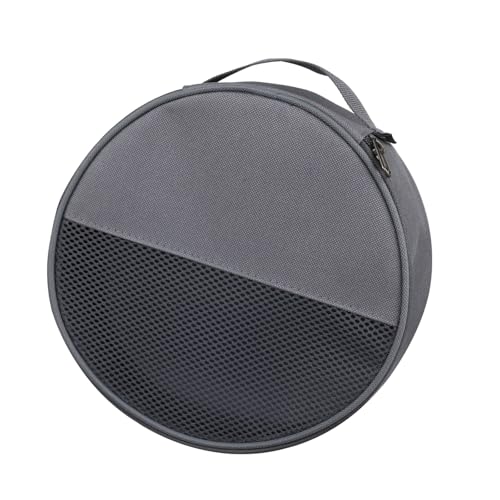 Round Plate Carriers Bag with Zippers and Handle for Outdoor Camping Tableware Storage Dish Organizers Picnics Plate Bag