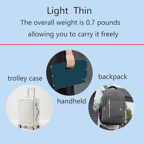 Portable Folding Foot Rest for Airplane, Car, Train. Relieves Pain,Dark Red - color: Dark Red