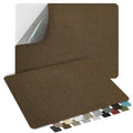 2Pcs Self-Adhesive Linen Fabric Patches, Quick Repair for Sofas, Tents, Car Seats/8" x 13", Dark Coffee Color - color: Dark Coffee Color