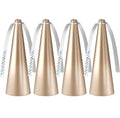 Fly Fans for Tables, 4 Pcs Food Fan to Keep Flies Away (Golden) - size: 4P