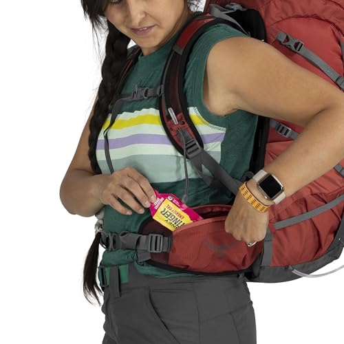 Osprey Tempest 33L Women's Lightweight Hiking Backpack, Blue OS - color: Anchor Blue/Atlas, size: 33L - Standard Fit