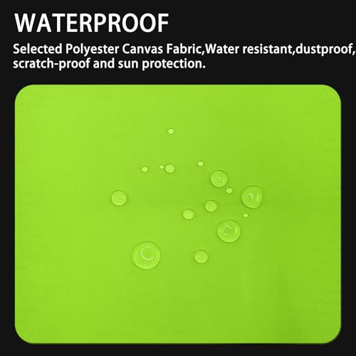Gheeidau Canvas Repair Patch 9×11 Inch 3Pcs Waterproof Self-Adhesive Fabric Repair Patch for Tents,Boat Cover,Pop Up Canopy,Patio,Bags,Car Seats,Sofas,Furniture Cover(Apple Green) - color: Apple Green