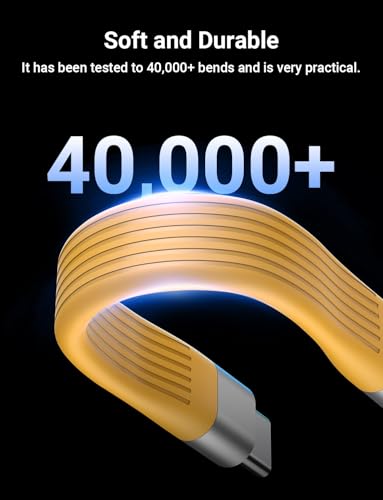 VAFOTON PD 240W Short USB C Cable/USB 4.0 USB C Short Cable/40Gbps Transfer | 8K 60Hz Video Display, Thunderbolt 3/4 for 1Phone17/16/15, Ma-Book/1Pad Series, Samsung Galaxy, Android Auto, VR Device - color: Yellow
