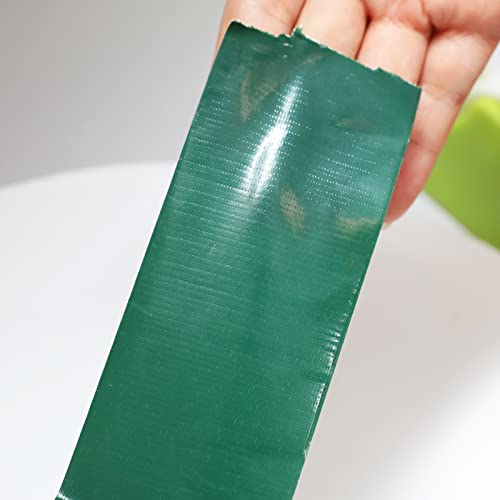 QILIMA Dark Green Duct Tape, Waterproof Duct Cloth Fabric, Professional Grade Duct Tape for Photographers,Repairs, DIY, Crafts, Indoor Outdoor Use,2 Inch X 28 Yards, Green - color: Green