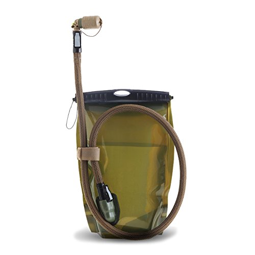 Source Hydration Pack 1 Liter Kangaroo with Molle Pouch Webbing for Easy Attachment to Tactical Vest or War Belt - Closed Cell Insulation Keeps Water Cool, Coyote - color: Multicam