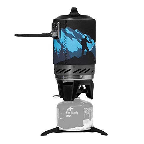 Fire-Maple Fixed Star X2 Backpacking Camping Stove System, Black,22oz - color: Black