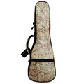MUSIC FIRST Original Design Ancient Map Waterproof ukulele case ukulele bag ukulele cover, New Arrial (Fit for 21 inch Soprano Ukulele) - size: Fit for 21 inch Soprano Ukulele