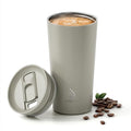 Ideus 17 oz Travel Coffee Mug, Double Wall Vacuum Stainless Steel Insulated Coffee Tumbler With Lid, Splash-Proof & Cup Holder Friendly, Keeps Drinks Hot/Cold, Dishwasher Safe, Celadon - color: Celadon