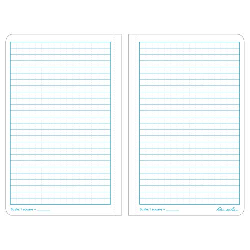 Rite in the Rain Weatherproof Soft Cover Notebook, 4.625" x 7.25", Yellow Cover, Universal Pattern (No. 374) | Universal Pattern, No. 374 - color: Yellow