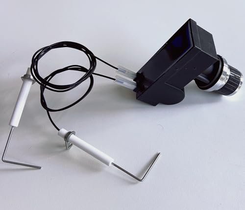 2 Outlet Gas Grill Igniter Kit for Blackstone 28" 2 Burner | AA Battery Powered Electronic Ignition, Universal Cover Spark Ignitor Replacement Parts for 1883 Black Stone